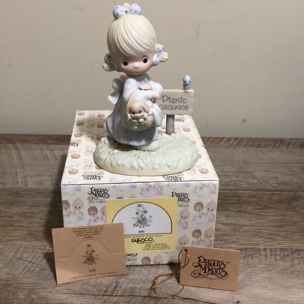 "July"- Calendar Girl Figurine